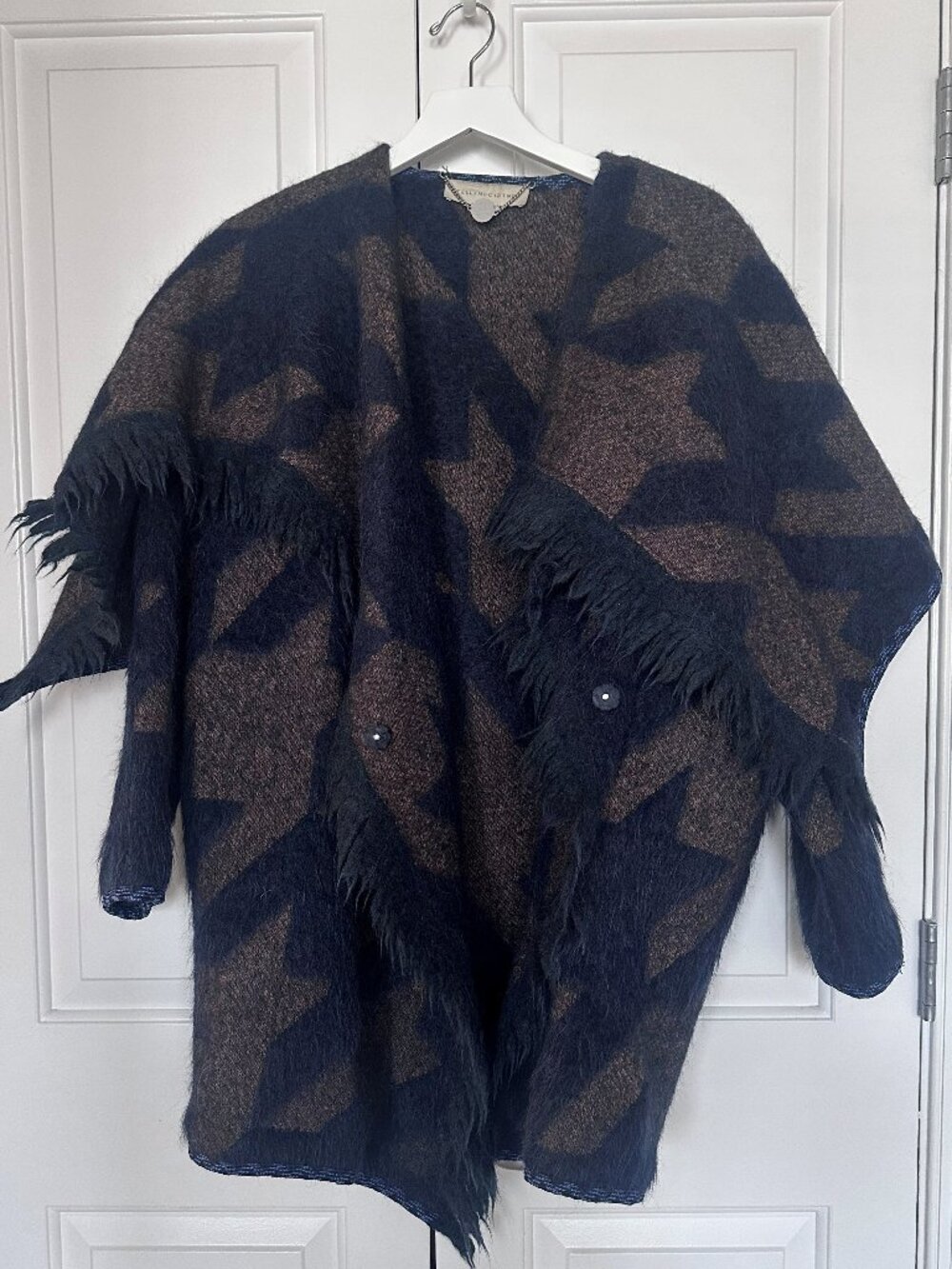 RARE Exquisite Authentic Stella McCartney Blanket Coat Euro 36 XS-S $4K Retail